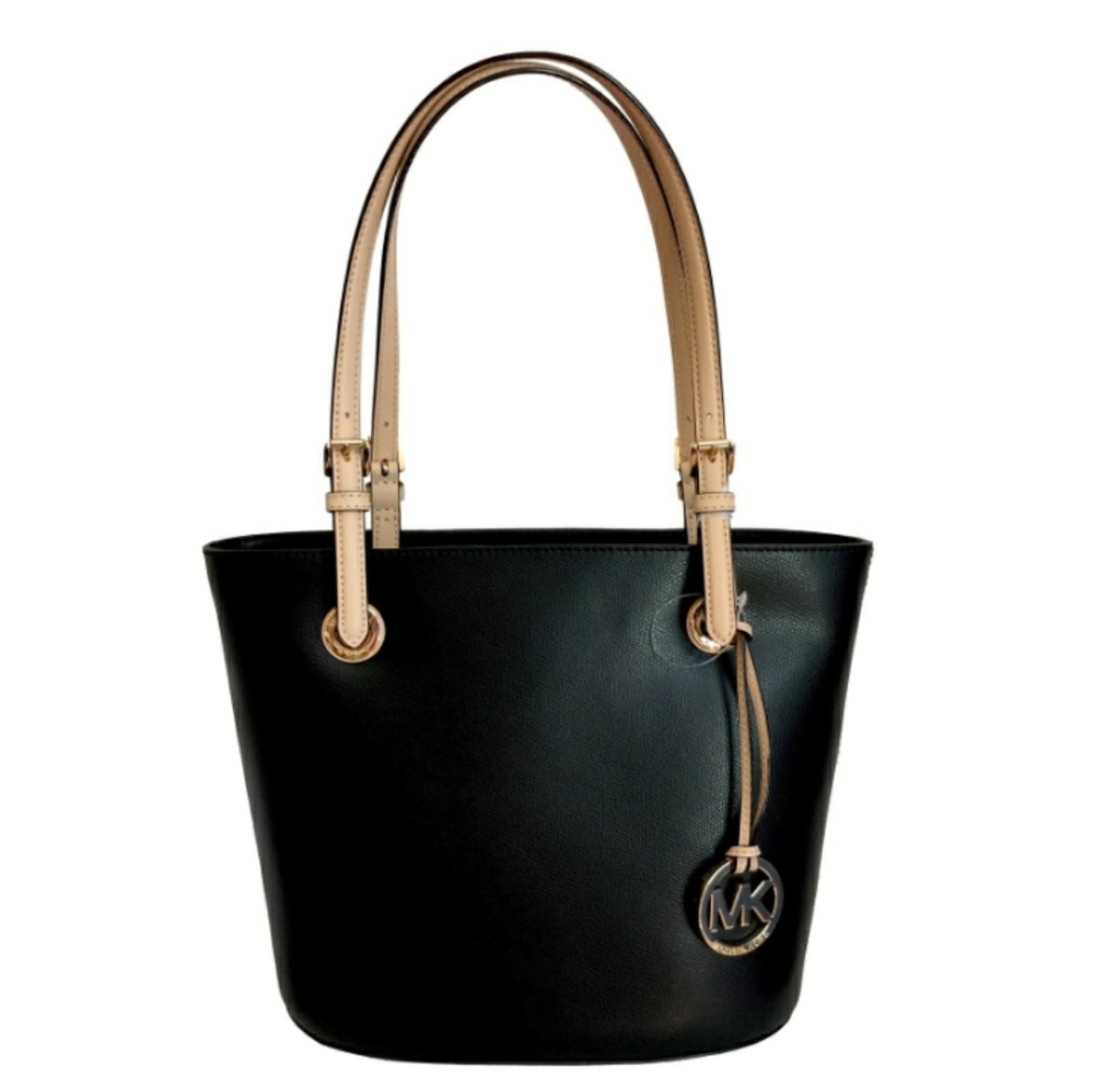 🎉SOLD🎉 Michael Kors Jet Set MD Leather Tote - Picture 1 of 8